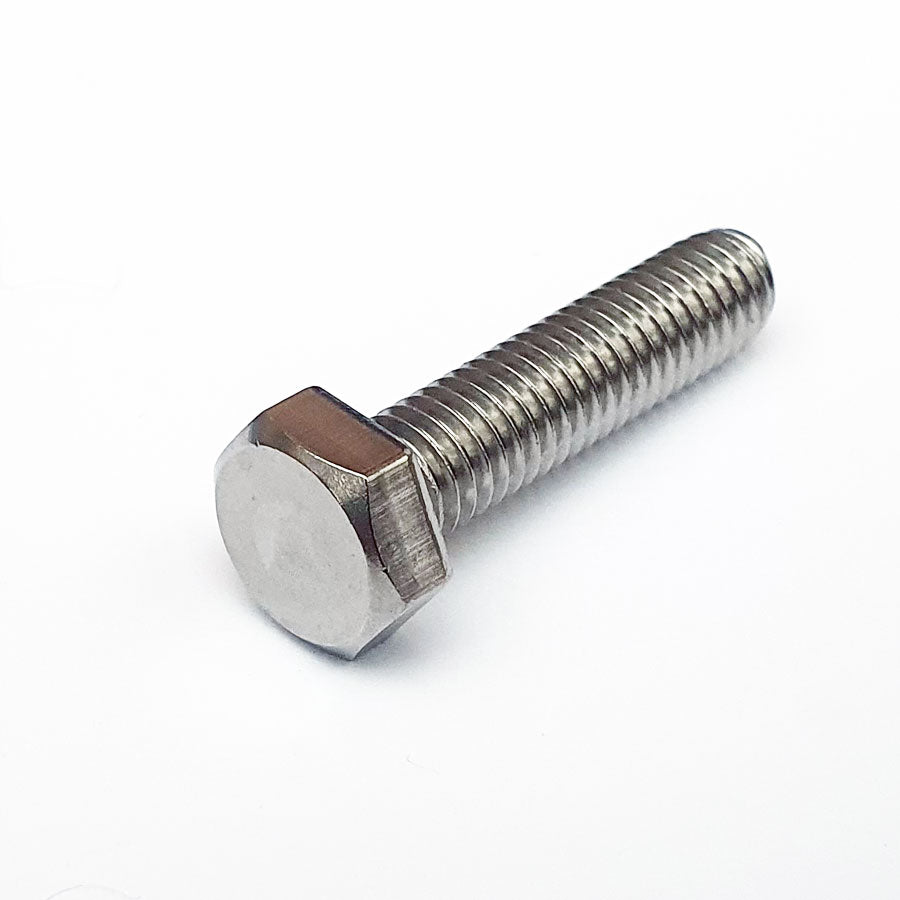 M6 x 25 No Mark Full Thread Hex Bolt Stainless Steel JIS 110R0625