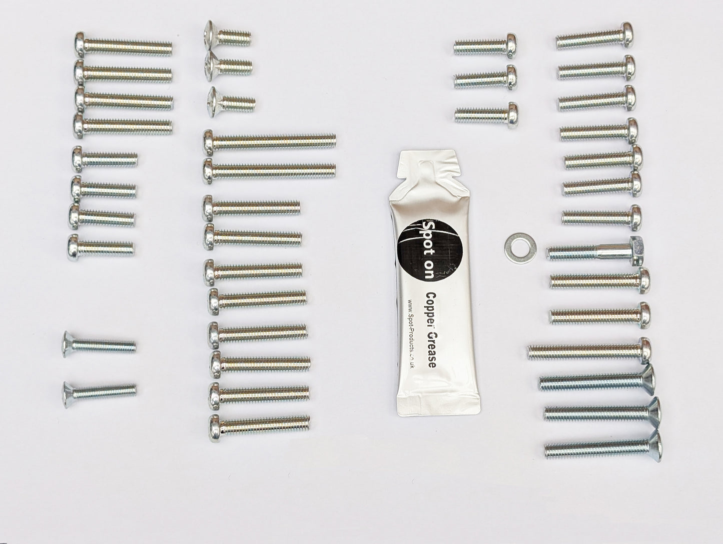 HONDA CB175K0 1968 Engine Case Screw Kit Zinc