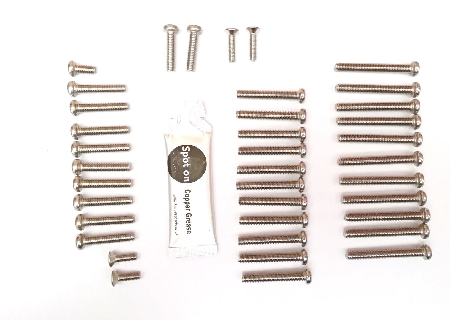 Honda SL100 1970-73 Stainless Engine Casing and Crankcases J.I.S. Screws