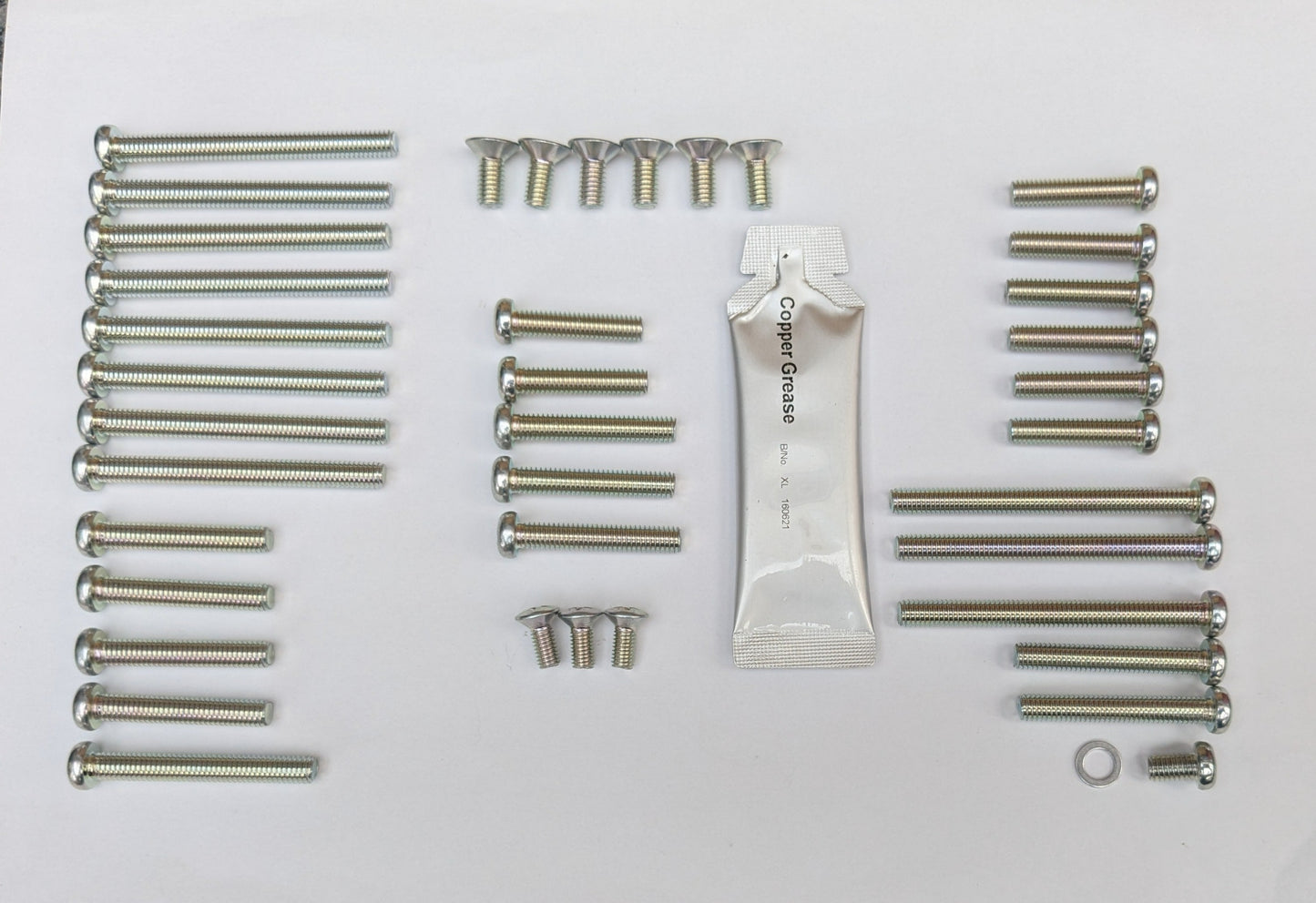 Honda MT Elsinore Engine Casing and Crankcases JIS Screws Small Heads Zinc Plated Approximately 1974-75