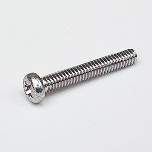 M3x25 M3-(0.60) x 25 Phil Pan Head Screw Former JIS 0.60 Pitch Trivalent White Cr-3