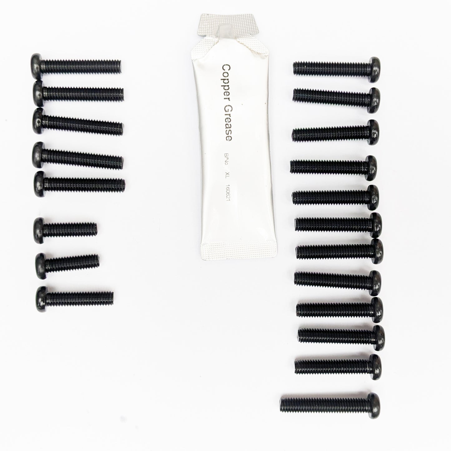 Yamaha DT125LC 1986 J.I.S Pan Head Black Stainless Engine Casing Kit