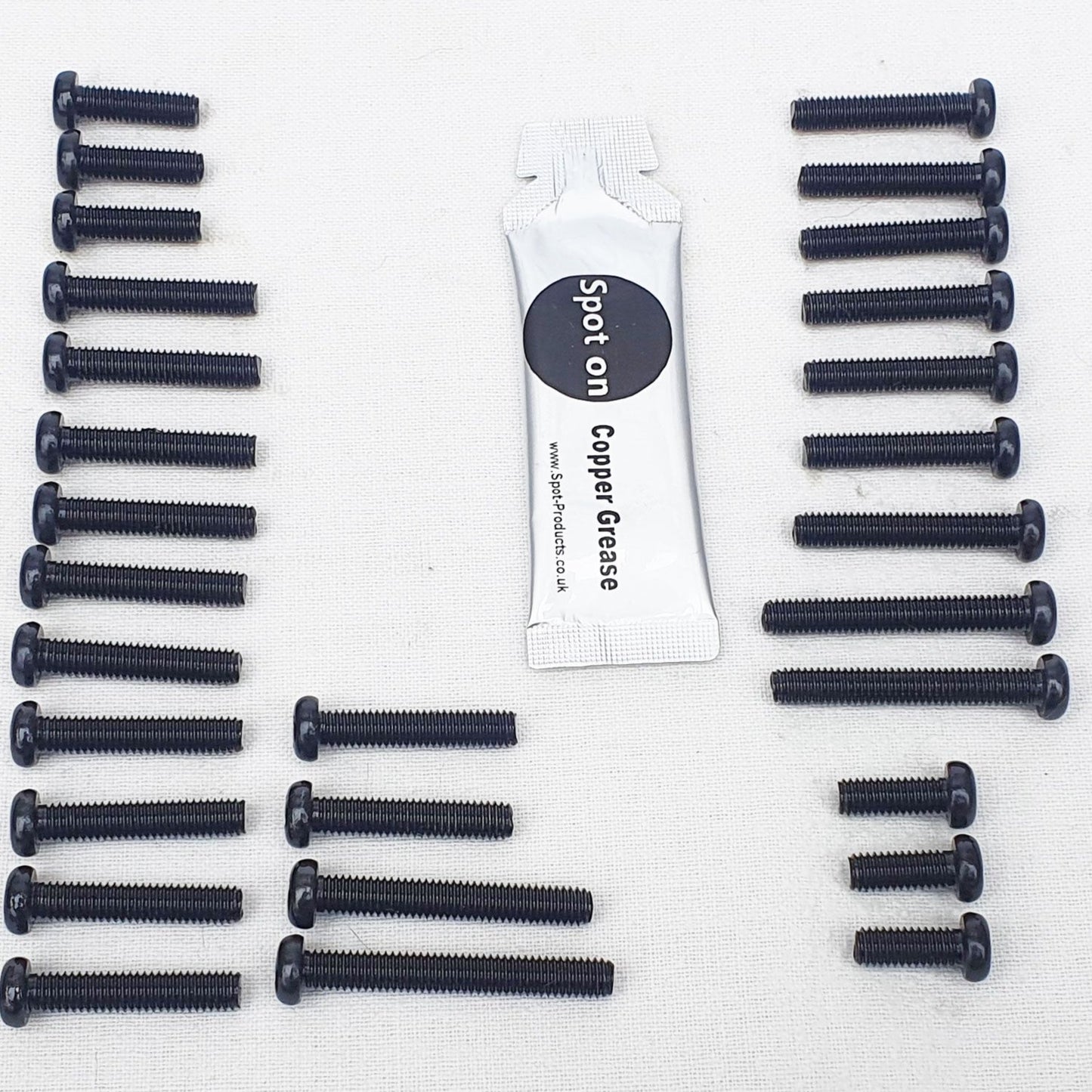 Yamaha DT50MX 1986 J.I.S Pan Head Black Stainless Engine Casing Kit