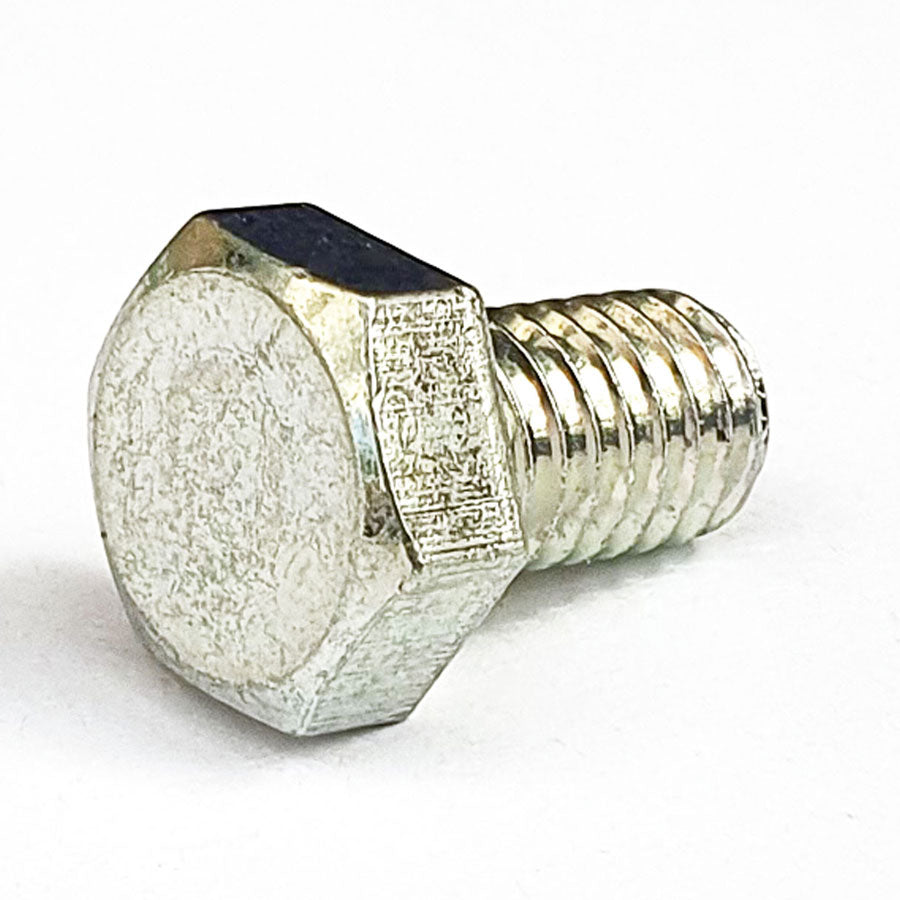 M6 x 10 No Mark Full Thread Hex Bolt Trivalent White JIS 110B0610 – JIS ...