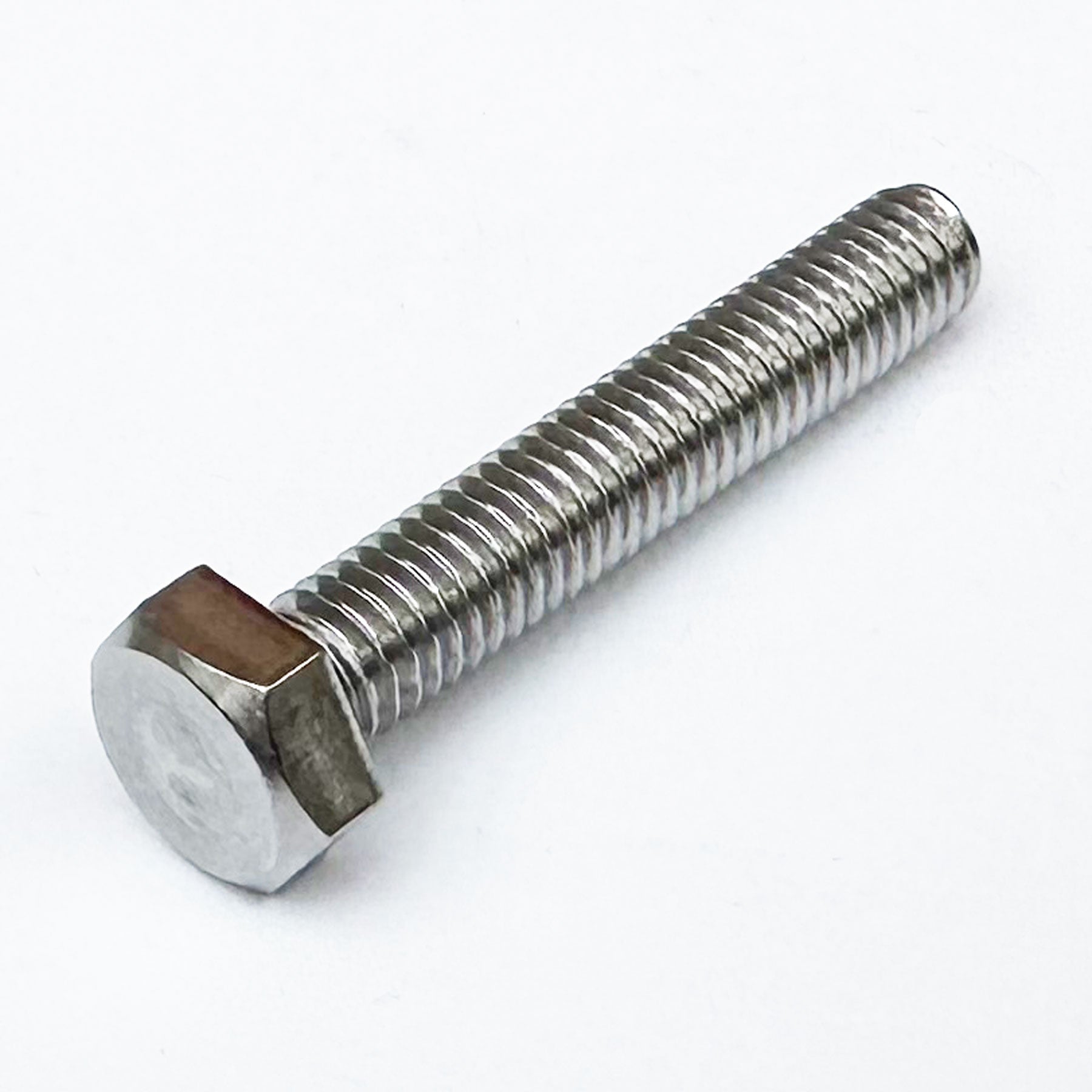 M6 x 35 No Mark Full Thread Hex Bolt Stainless Steel JIS 110R0635