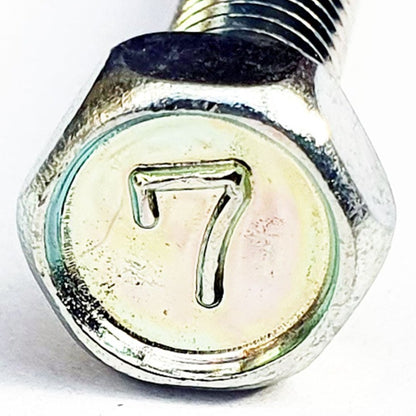 112G0616 M6x16 Mark 7 Upset Bolt Trivalent White.