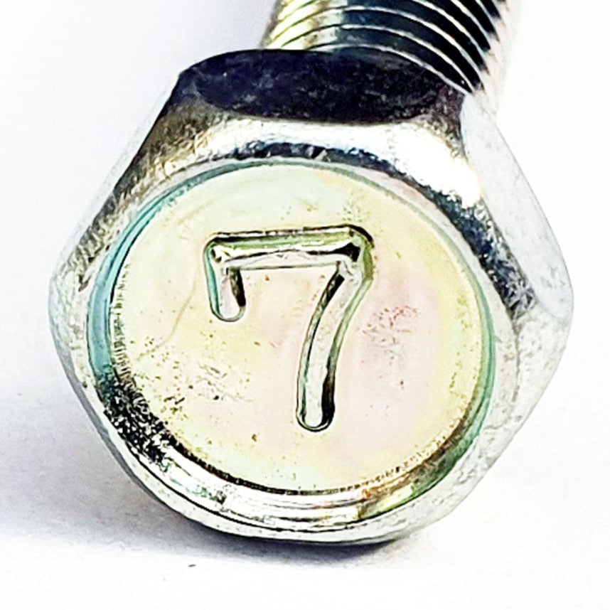 112G0620 M6x20 Mark 7 Upset Bolt Trivalent White