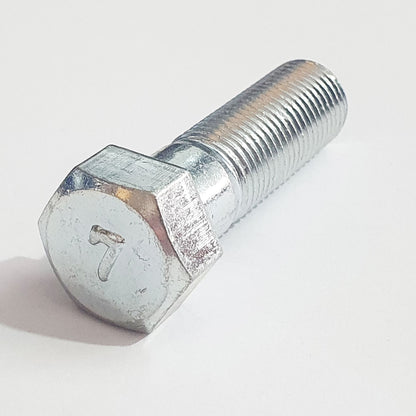 113B1240 M12x40 Mark7 Hex Head Bolt Half thread 1.25 Pitch 17mm A/F
Trivalent White plating