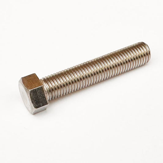 M10 x 50 Fine Pitch No Mark Full Thread Hex Bolt Stainless Steel 14mm A/F 113R1050