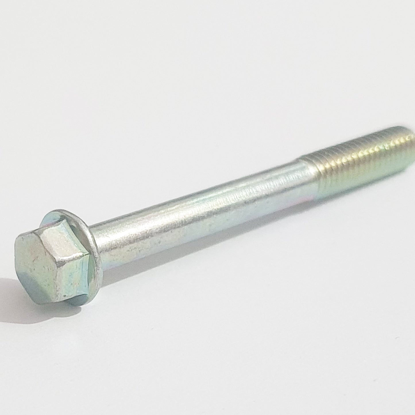 M6x55 Small Head Flanged Bolt Trivalent White JIS 132B0655
