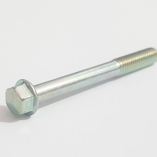 M6x55 Small Head Flanged Bolt Trivalent White JIS 132B0655