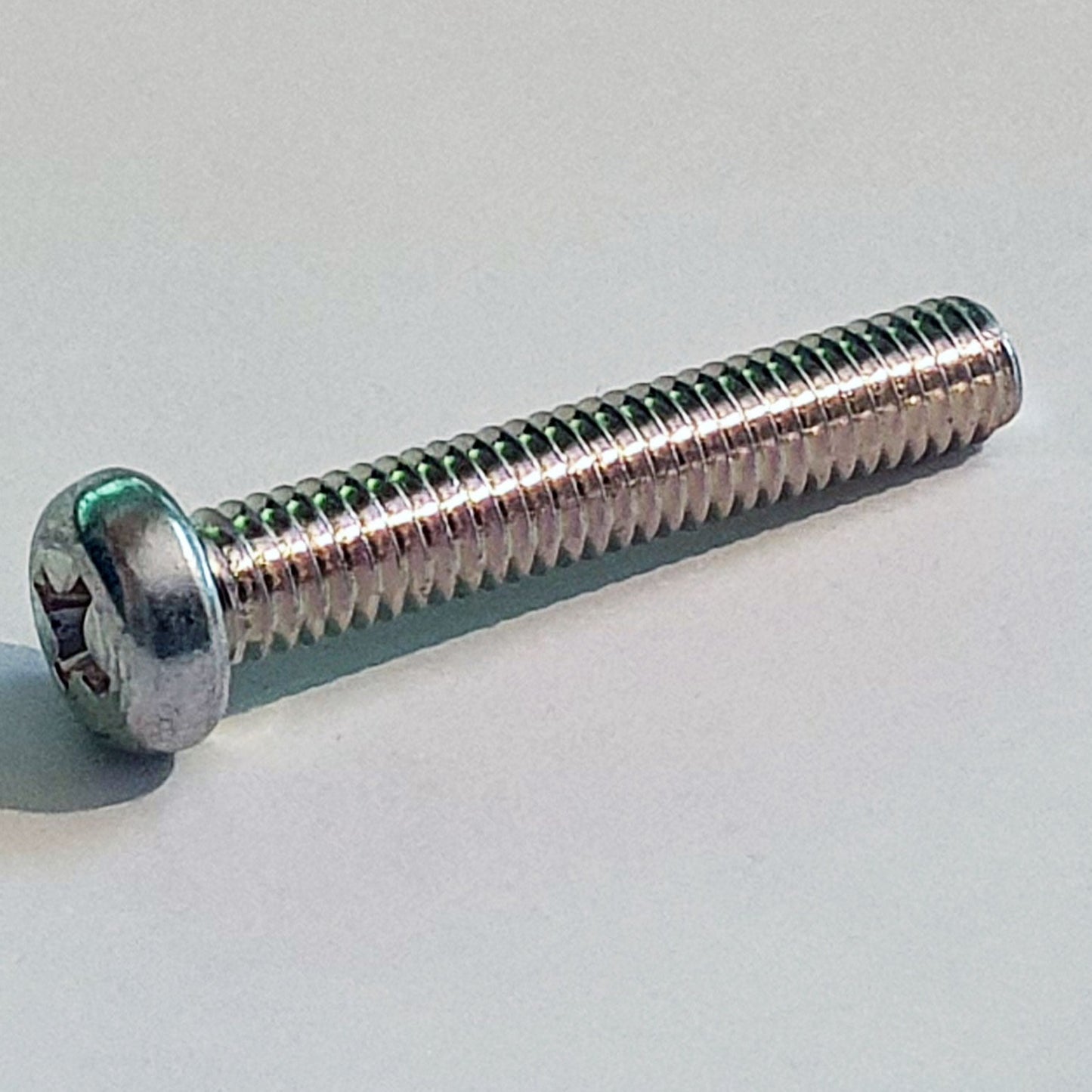 220B0530 M5x30 Phil Pan Head Screw Trivalent White Cr-3