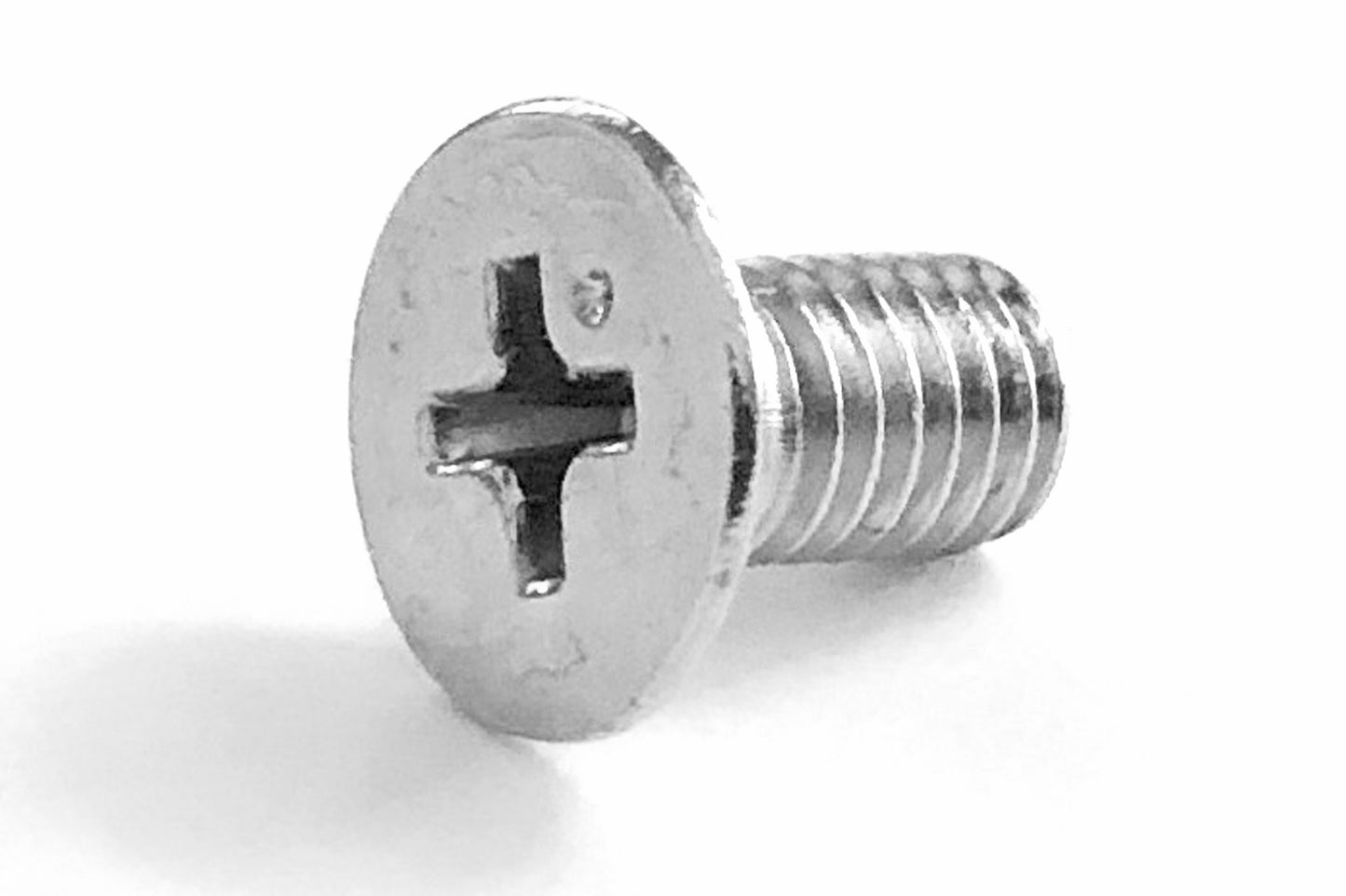 221B0510A M5x10 Phil Countersunk Flat M/C, Trivalent White Cr-3 JIS