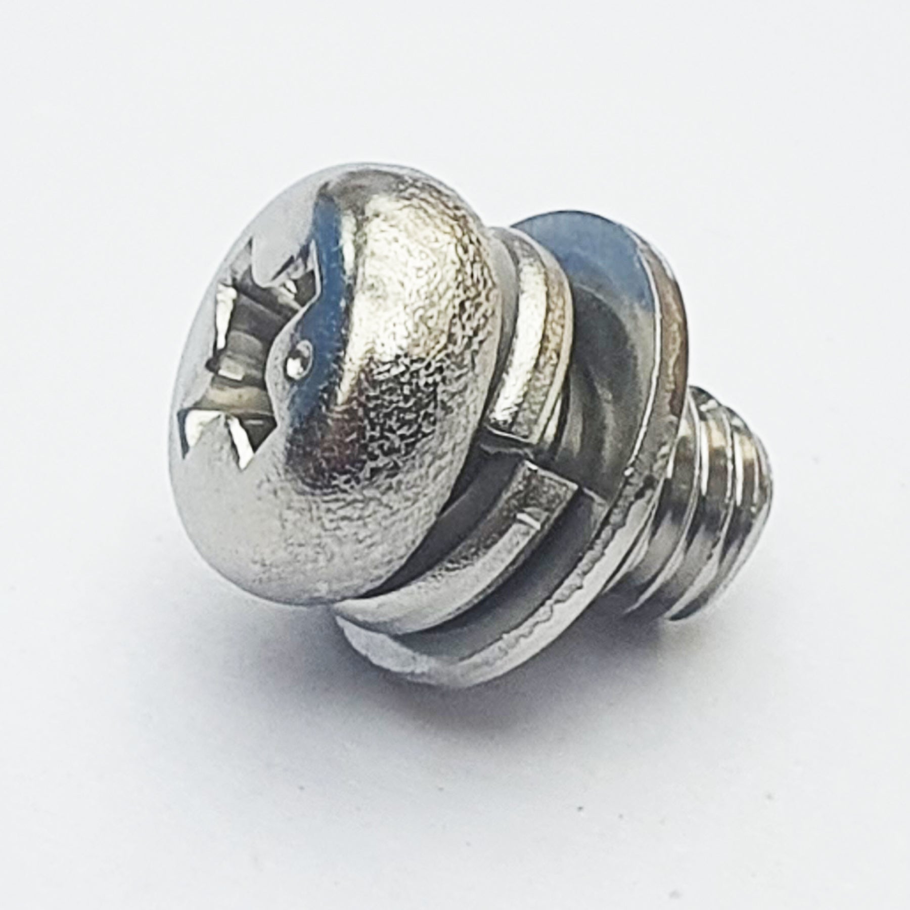 M5x08 Phillips Pan MS Spring Plain Wash JIS A2 Stainless