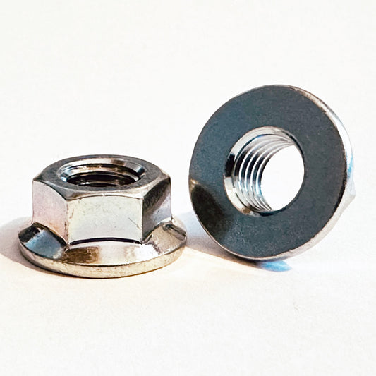 44007R1002 M8 Plain Flanged Nut Stainless Steel 