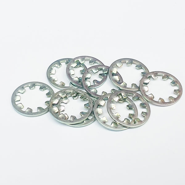 463H1000 M10 Toothed Washer Trivalent White Plating JIS