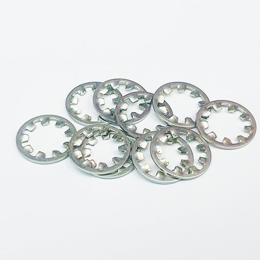 463H1000 M10 Toothed Washer Trivalent White Plating JIS