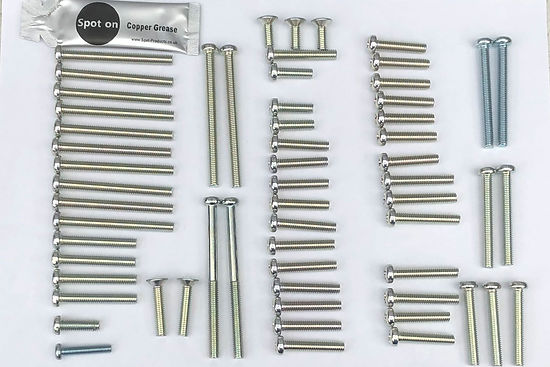 Honda CB750 SOHC Engine Screw Kit - JIS Zinc Plated Screws