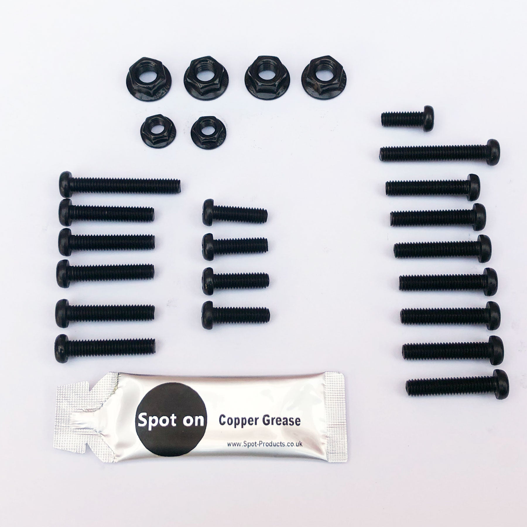 Kawasaki AR50 - AR80 JIS Pan Head Black Stainless Engine Casing Kit