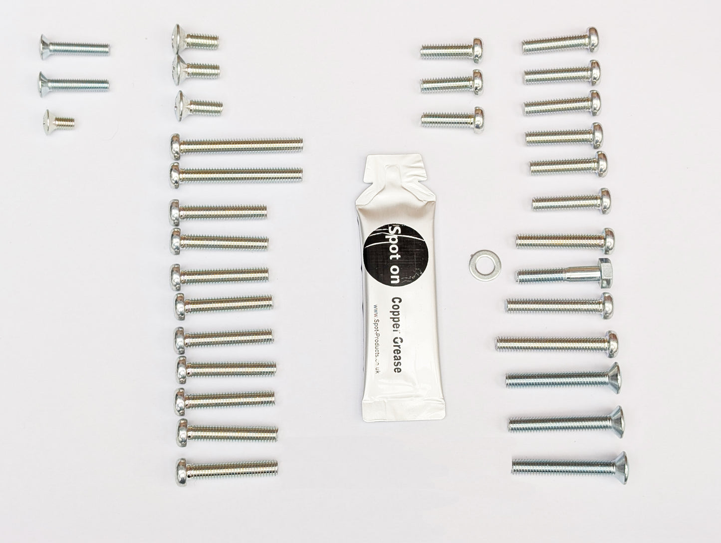 HONDA CB175K4-K7 1970-1973 Engine Case Screw JIS Kit Zinc