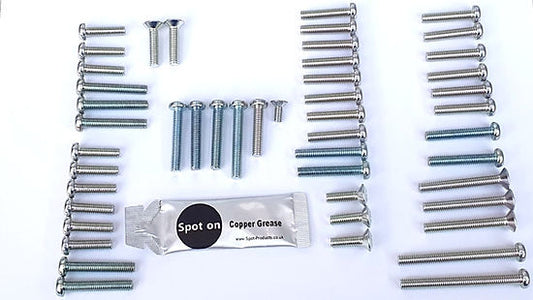 CB450K7 Engine Case Screw Kit JIS Zinc Plated