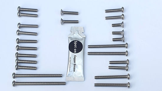 Honda CB500K1-K3 Four 1971-73 Engine Casing JIS Screws Small Heads Stainless Steel