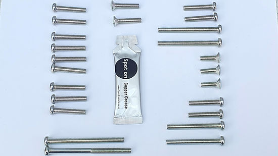 Honda CB500K1-K3 Four 1971-73 Engine Casing JIS Screws Small Heads Zinc