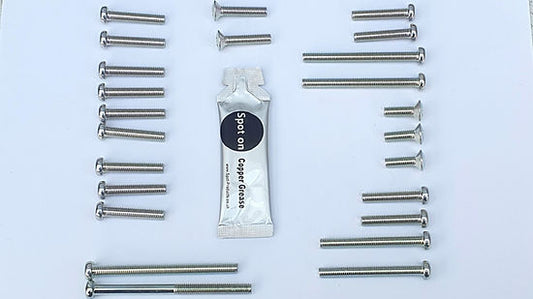 Honda CB500K1-K3 Four 1971-73 Engine Casing JIS Screws Small Heads Zinc