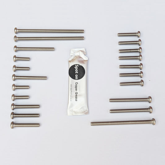 Kawasaki KH500 H1D-E-F Engine Casing JIS Screws Kit Stainless