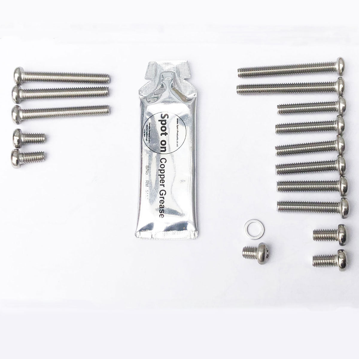 KV75 Mini Bike Engine Case Screw Kit Stainless JIS