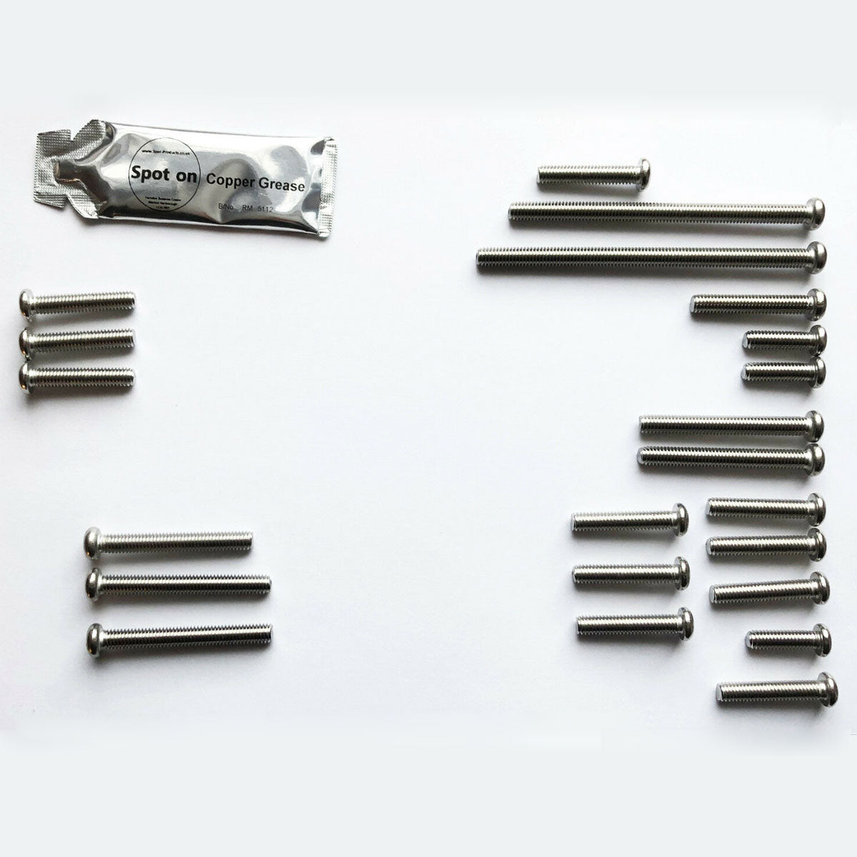 Kawasaki KH400-A3-A4-A5 Stainless Steel JIS Screw Kit