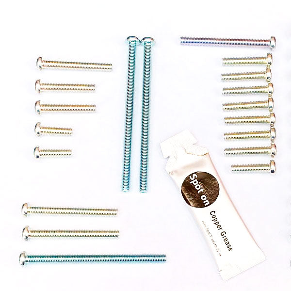 Kawasaki H2A/B/C 750 Triple 1973-75 Engine Casing J.I.S. Screws Zinc Plated