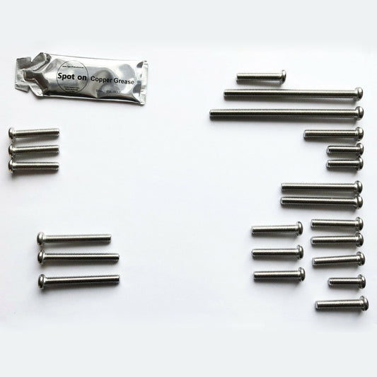 Kawasaki KH400-A3-A4-A5 Stainless Steel JIS Screw Kit
