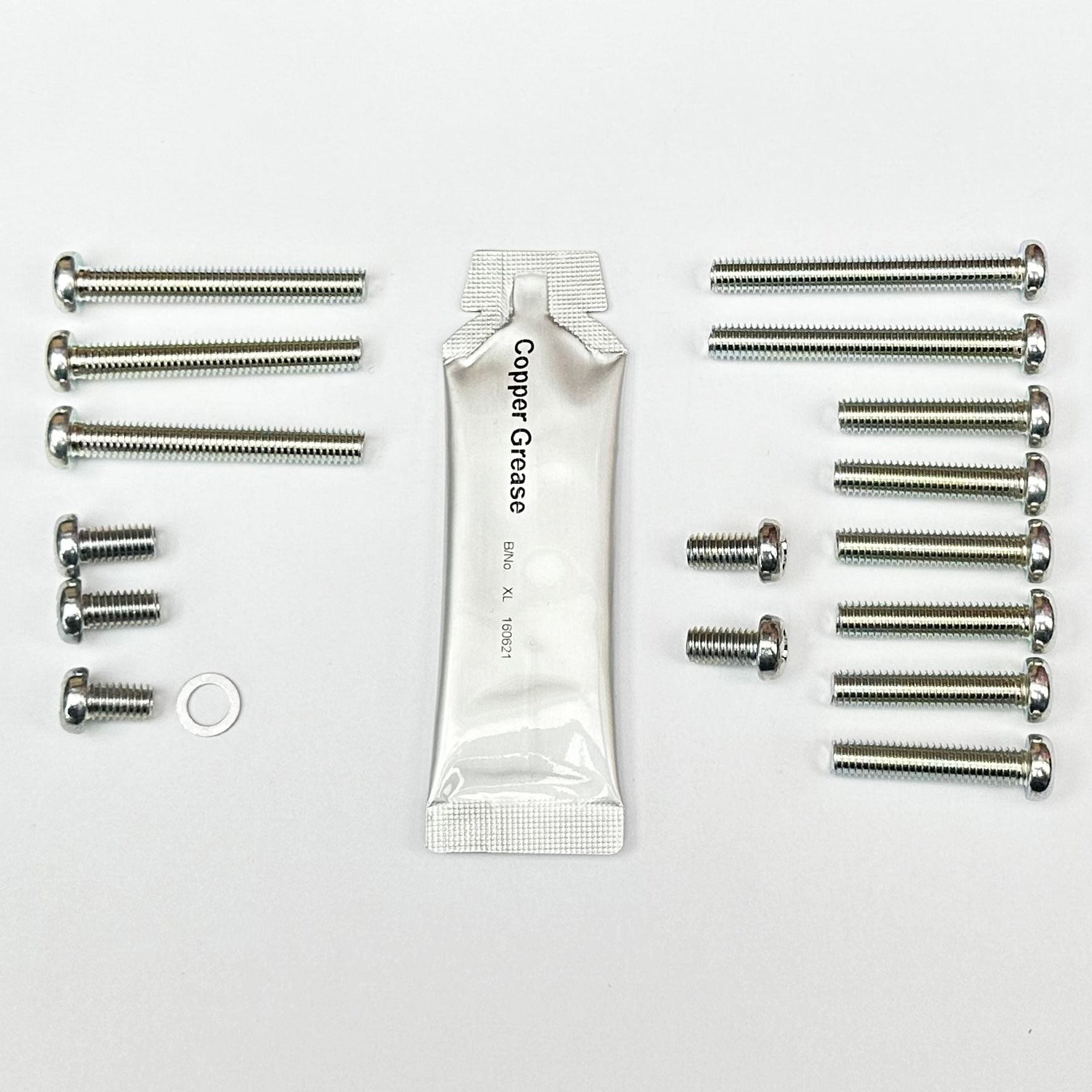 KV75 Mini Bike Engine Case Screw Kit Steel Zinc Plated JIS KKV75EVJISZN