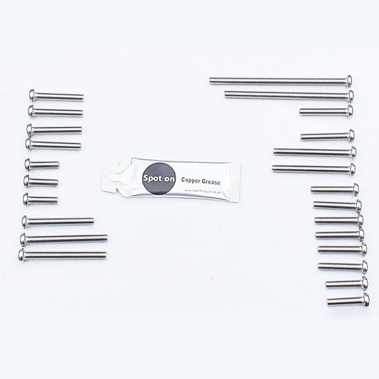 Kawasaki S2/S2A TRIPLE 350cc Stainless JIS Screw Kit