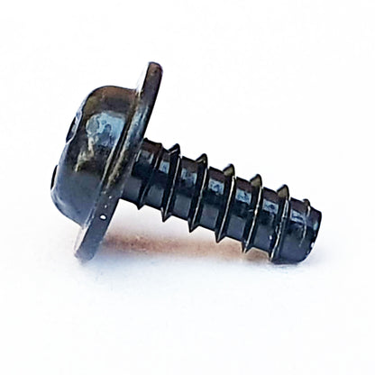 M3 x 08 Cross Recessed Pan Washer Head Tapping Screw, Type 2 B-0 Shape Black Chromate