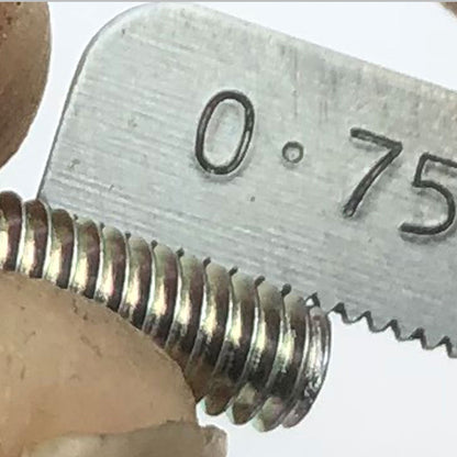 M4-(0.75) x 16 Round Oval Countersunk Head Screw Former JIS 0.75mm Pitch Chrome