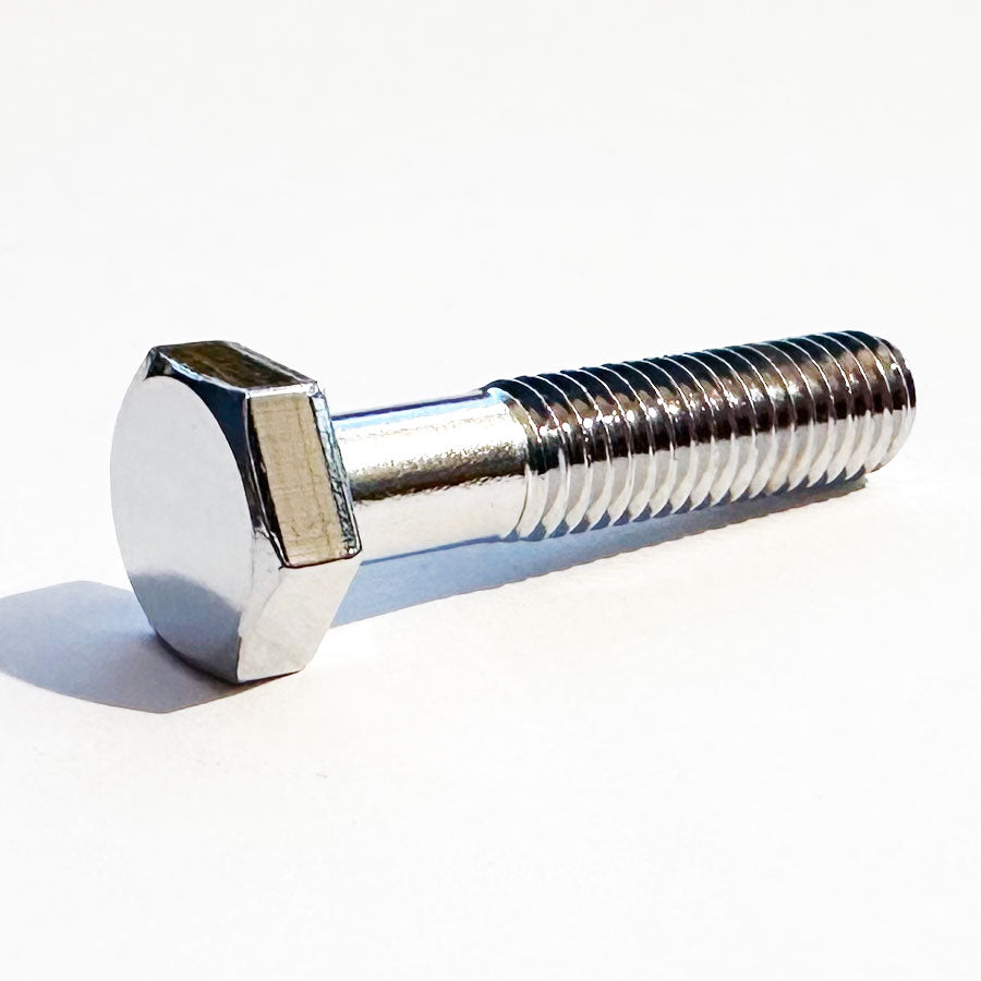 No Mark Half Thread Hex Bolt Chrome JIS