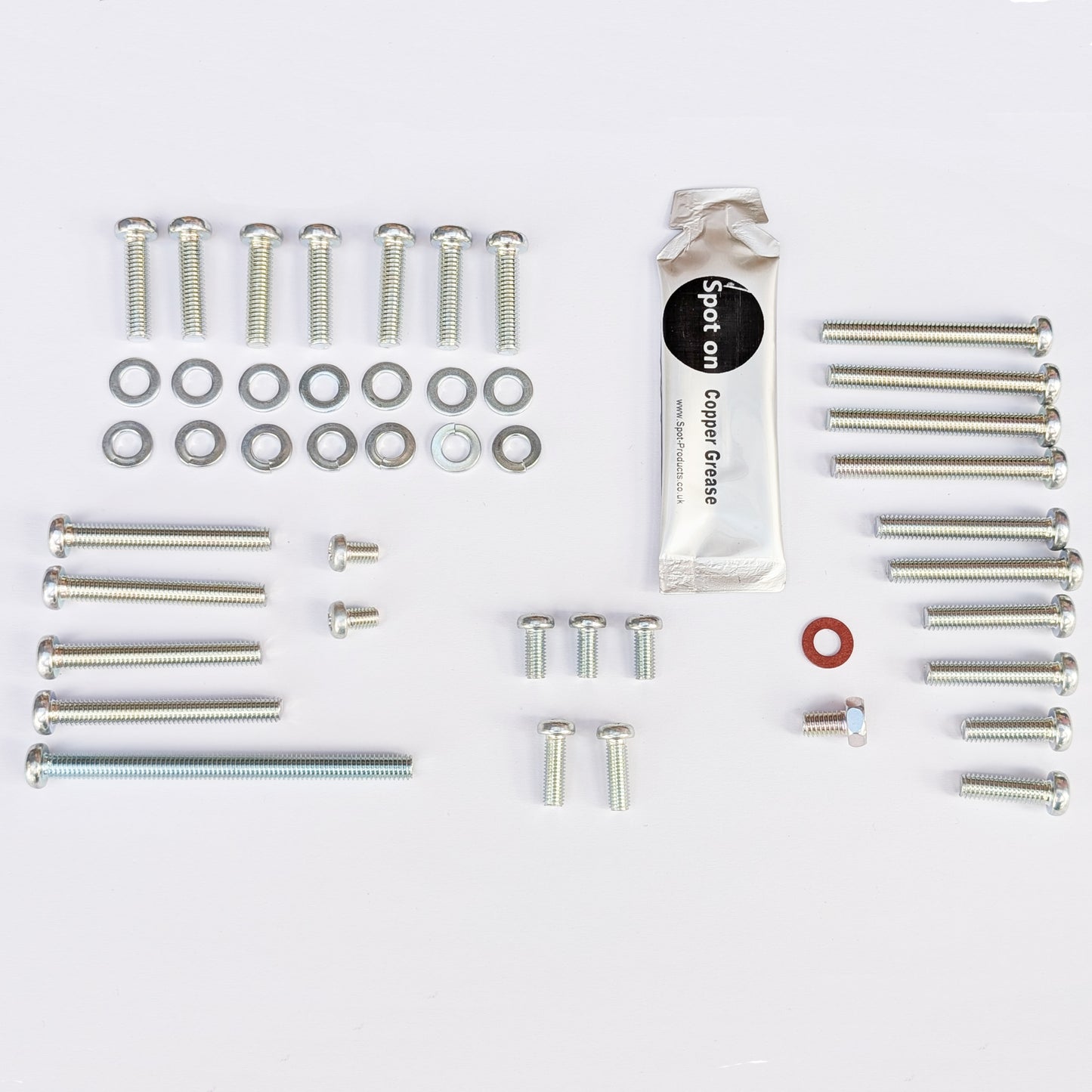 Suzuki GT250K,L,M 1973 JIS Steel Screw Engine Case Kit Zinc