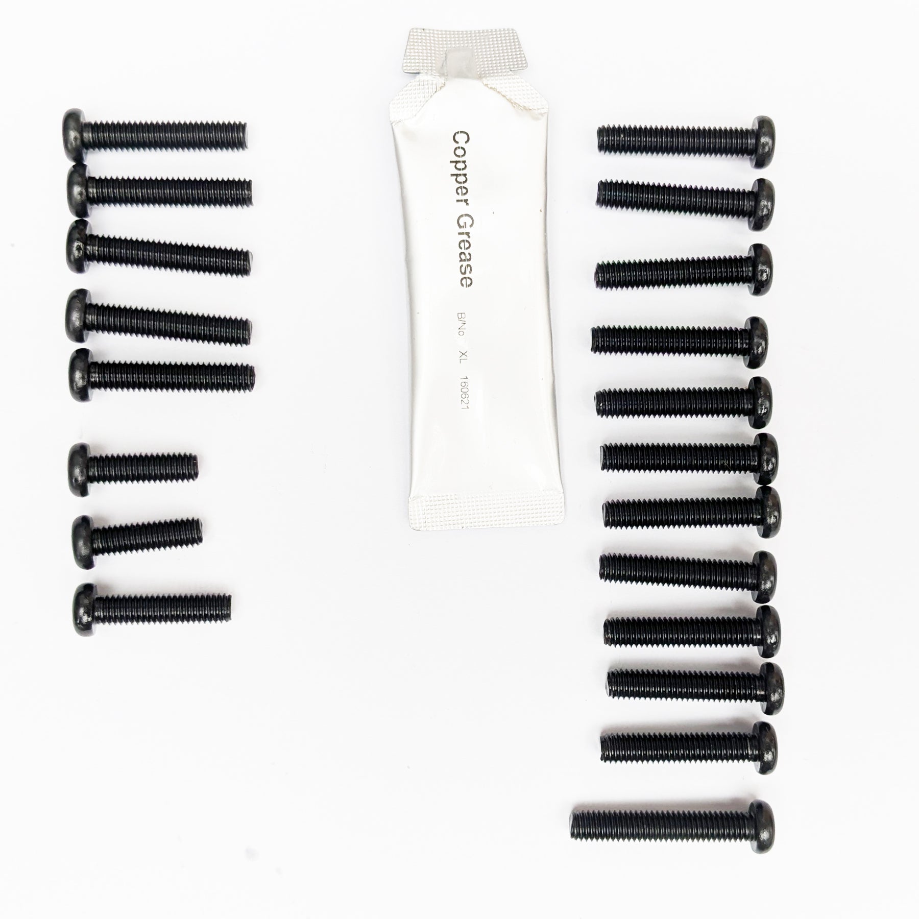 Yamaha DT125LC 1986 J.I.S Pan Head Black Stainless Engine Casing Kit