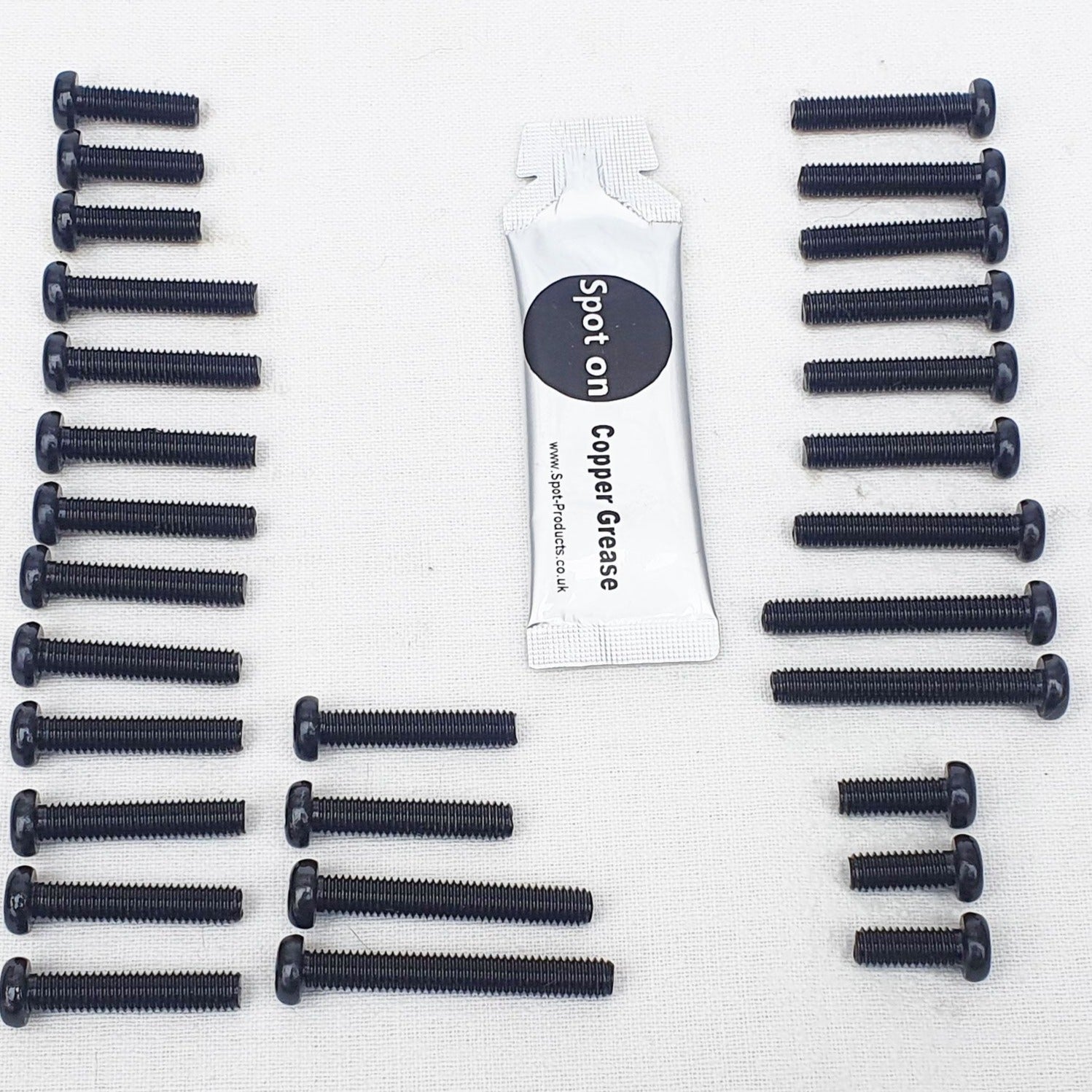 Yamaha DT50MX 1986 J.I.S Pan Head Black Stainless Engine Casing Kit