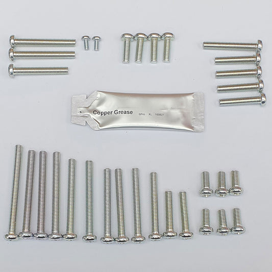 Yamaha JT1L 1971 J.I.S Pan Head Engine Casing/Crankcase Kit Zinc