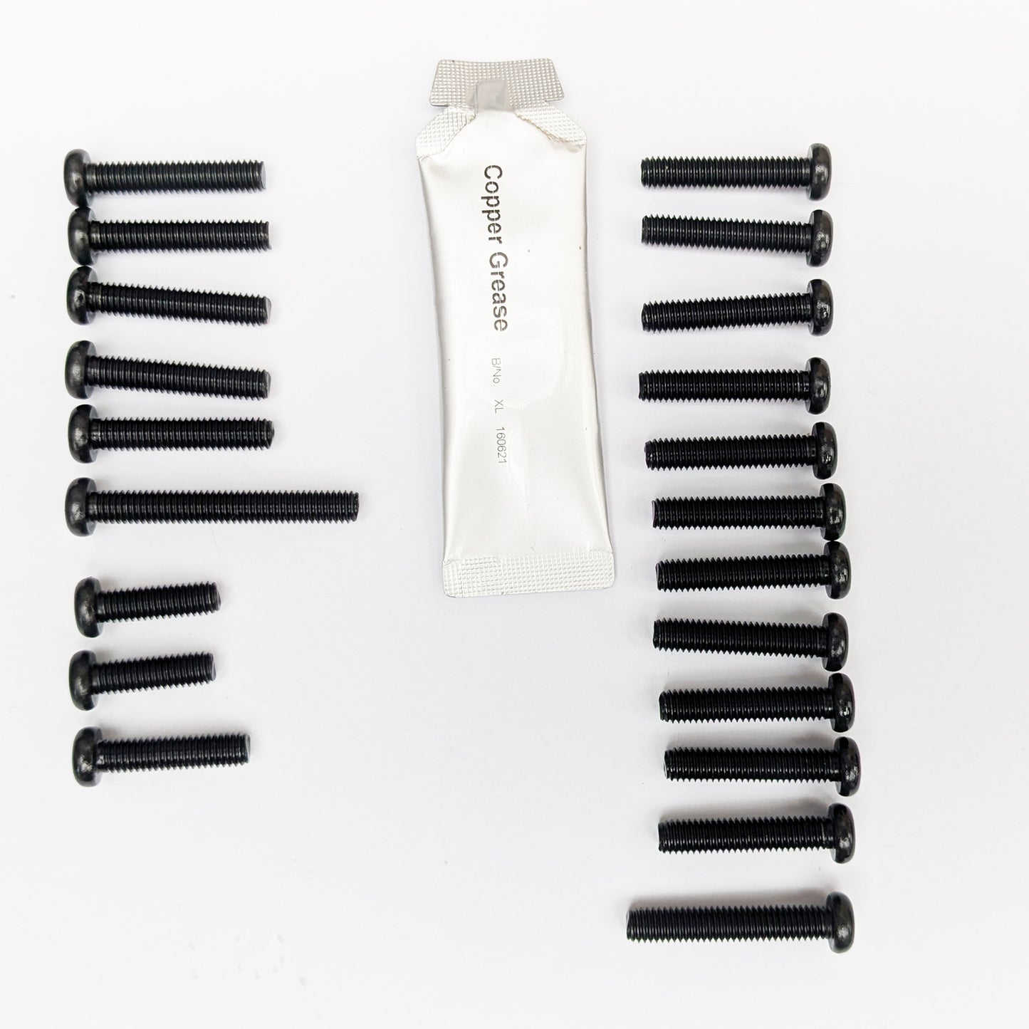 Yamaha RD125LC 1986 J.I.S Pan Head Black Stainless Engine Casing Kit