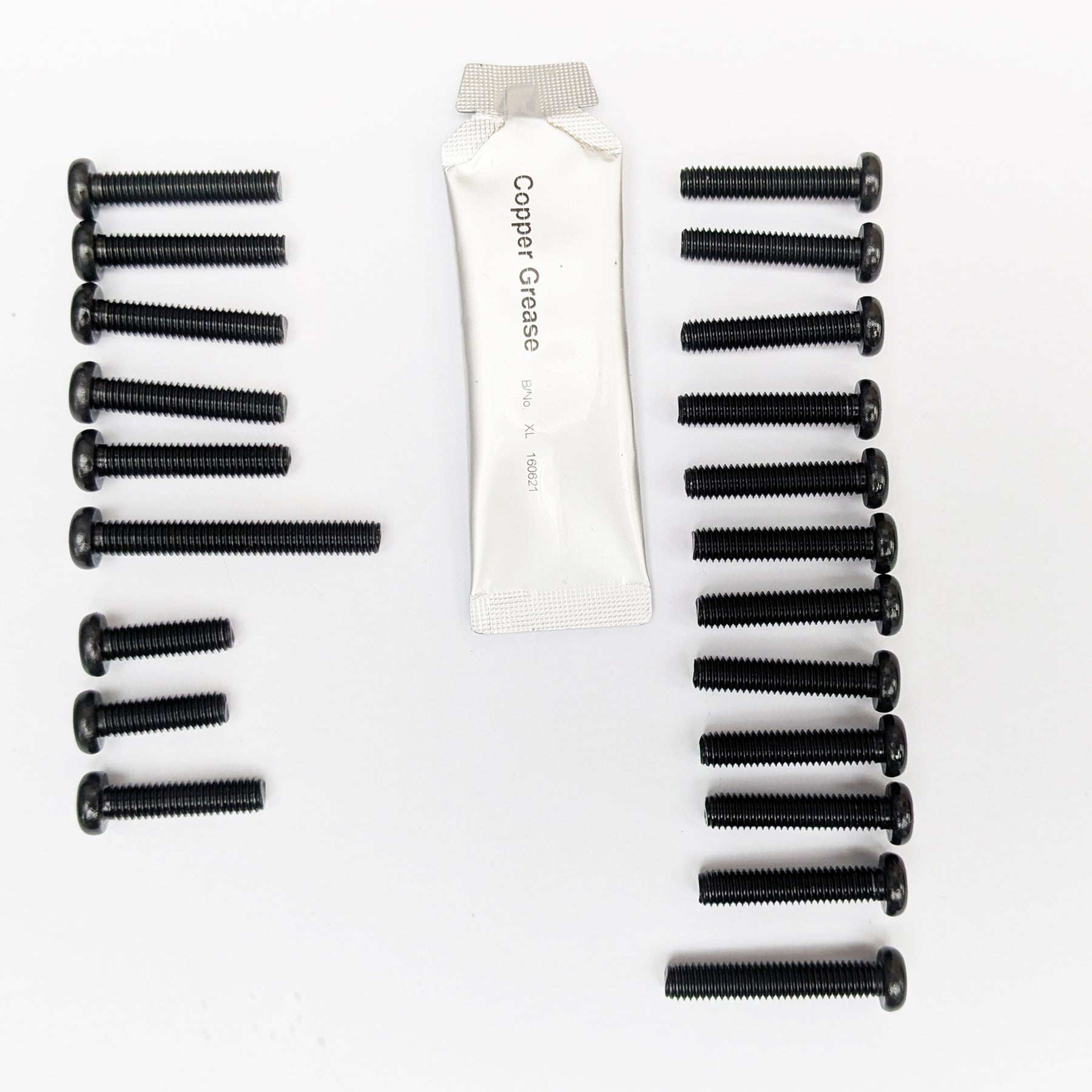 Yamaha RD125LC 1986 J.I.S Pan Head Black Stainless Engine Casing Kit