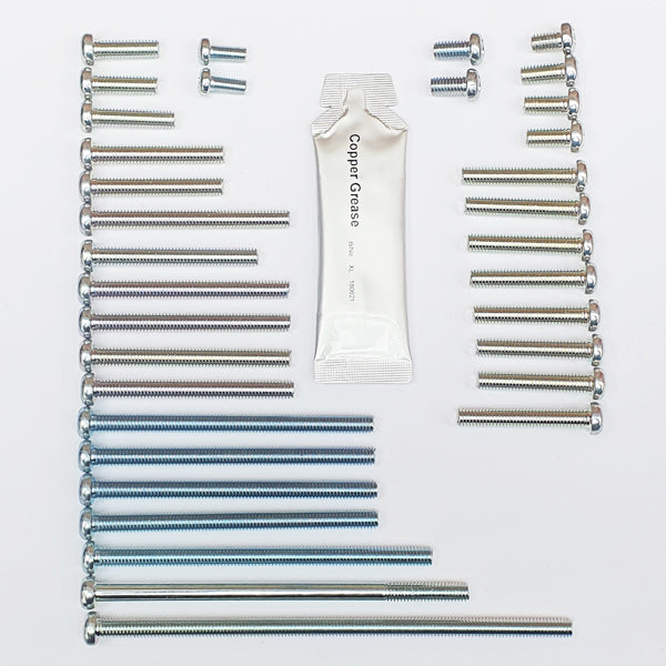 Yamaha RD200 1974-76 J.I.S Pan Head Engine Casing and Crankcase halves Zinc Screw Kit