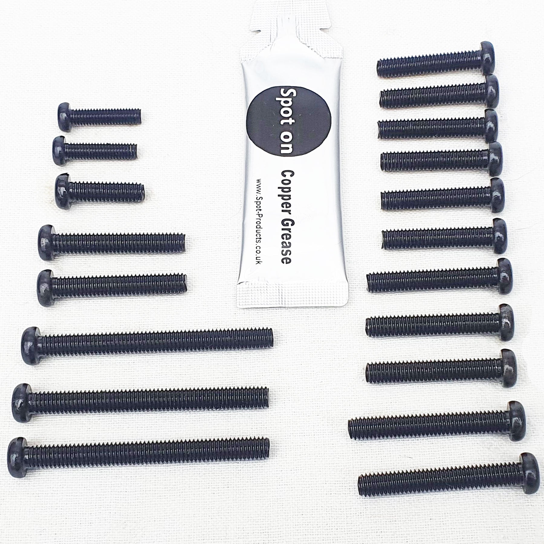 Yamaha RD250 1973-75 J.I.S Pan Head Black Stainless Steel Engine Casing Kit