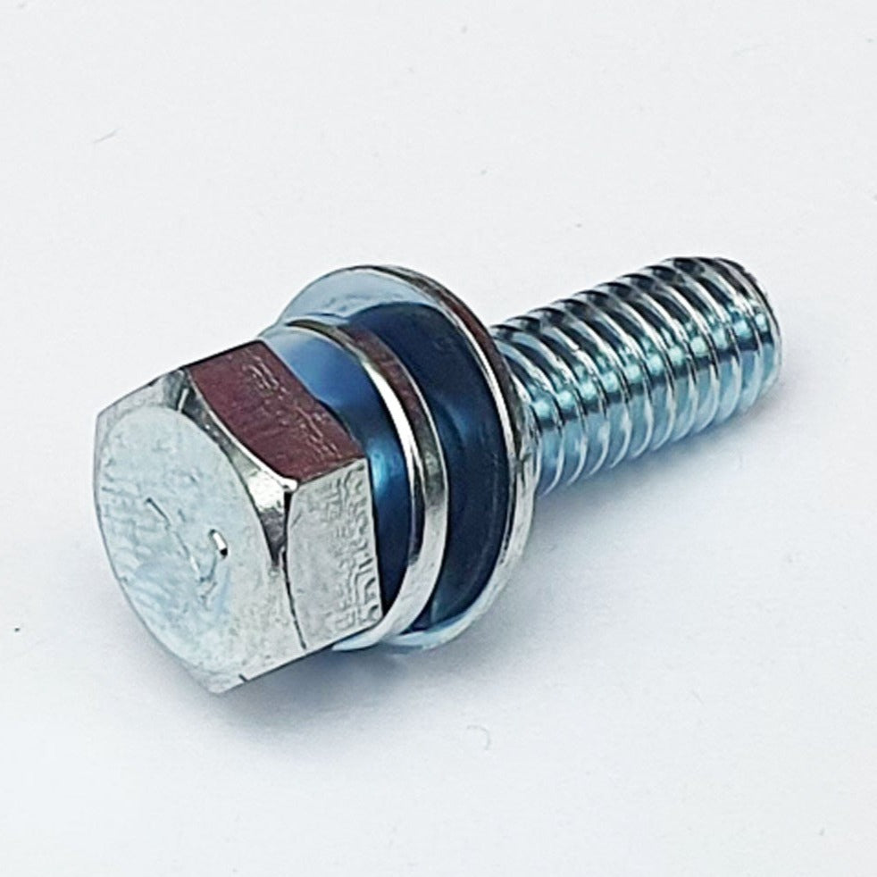 110G0620 M6x20 Mark 7 Hex Bolt with encapsulated spring and JIS flat washer
