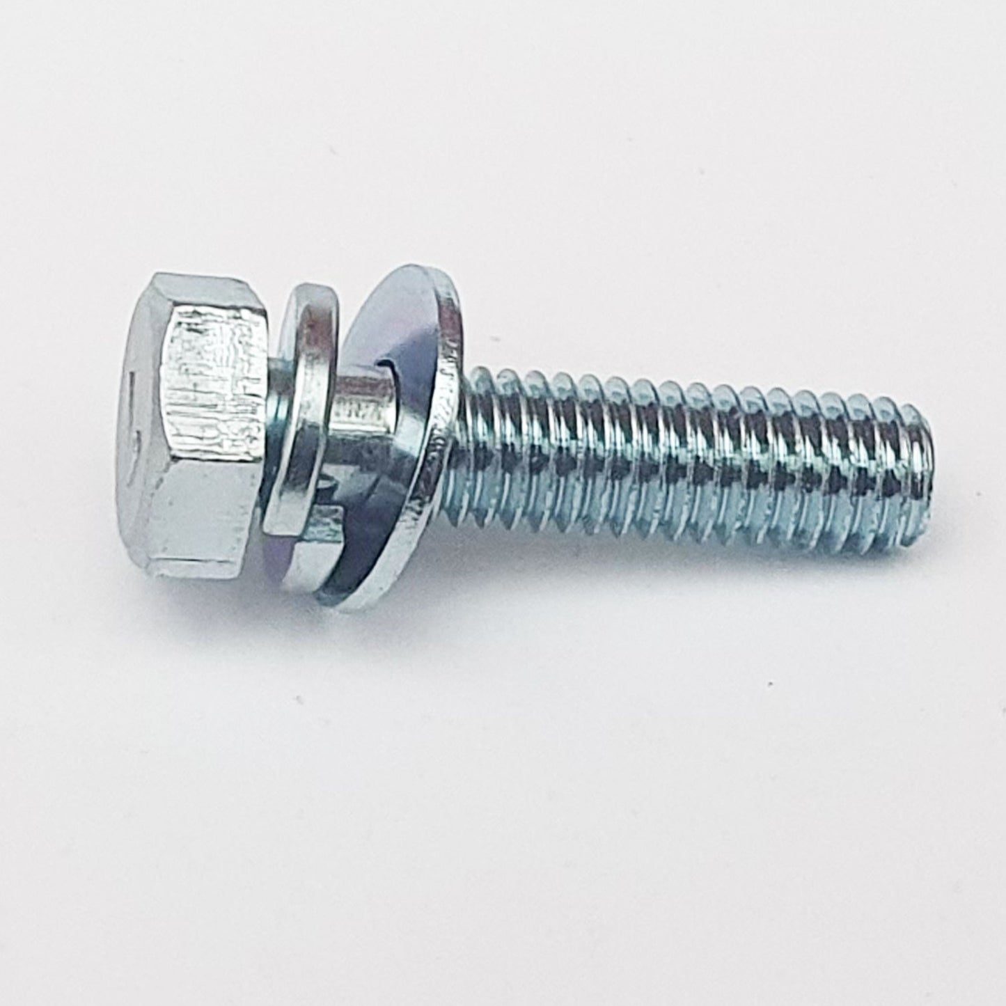 110G0620 M6x20 Mark 7 Hex Bolt with encapsulated spring and JIS flat washer
