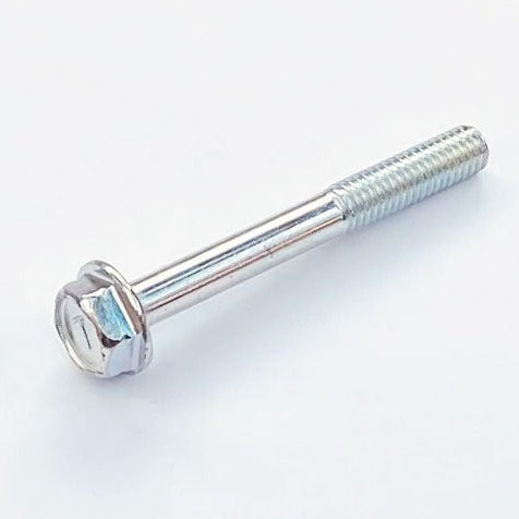 130G0690 M6x90 Mark 7 Flanged Hex Bolt Trivalent White