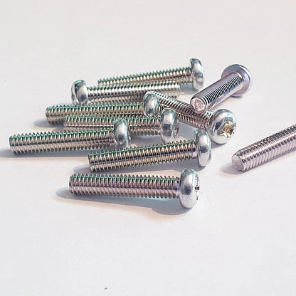 220B0440 M4x40 Phil Pan Trivalent White Cr-3 JIS